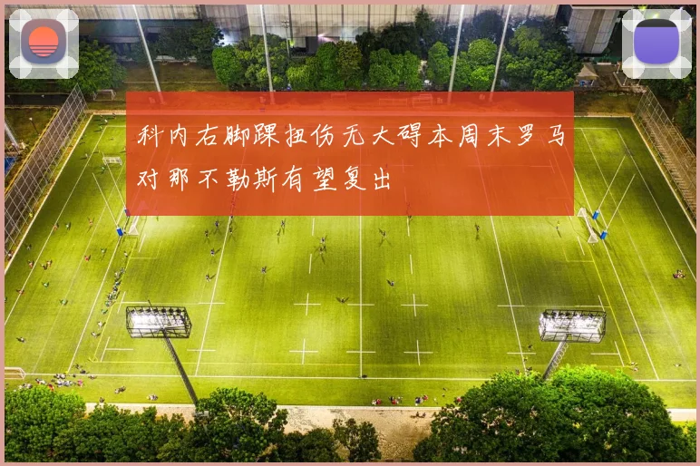 科内右脚踝扭伤无大碍本周末罗马对那不勒斯有望复出
